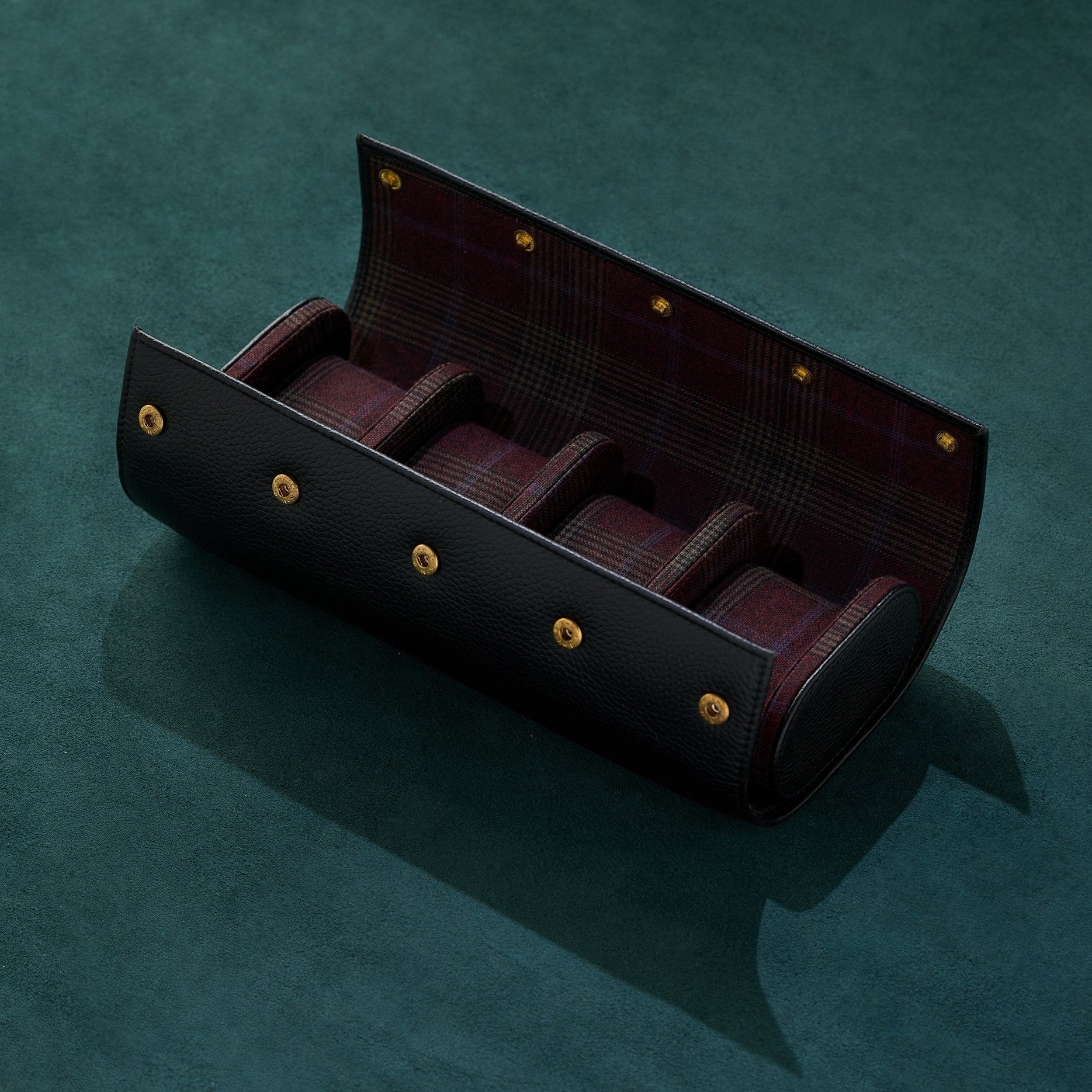 Watch Roll - Burgundy POW - Set of 4